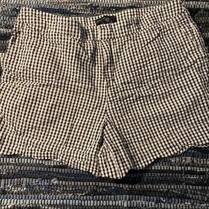 Scalloped Gingham Shorts